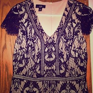 Size 8 AGB Dresses black lace dress